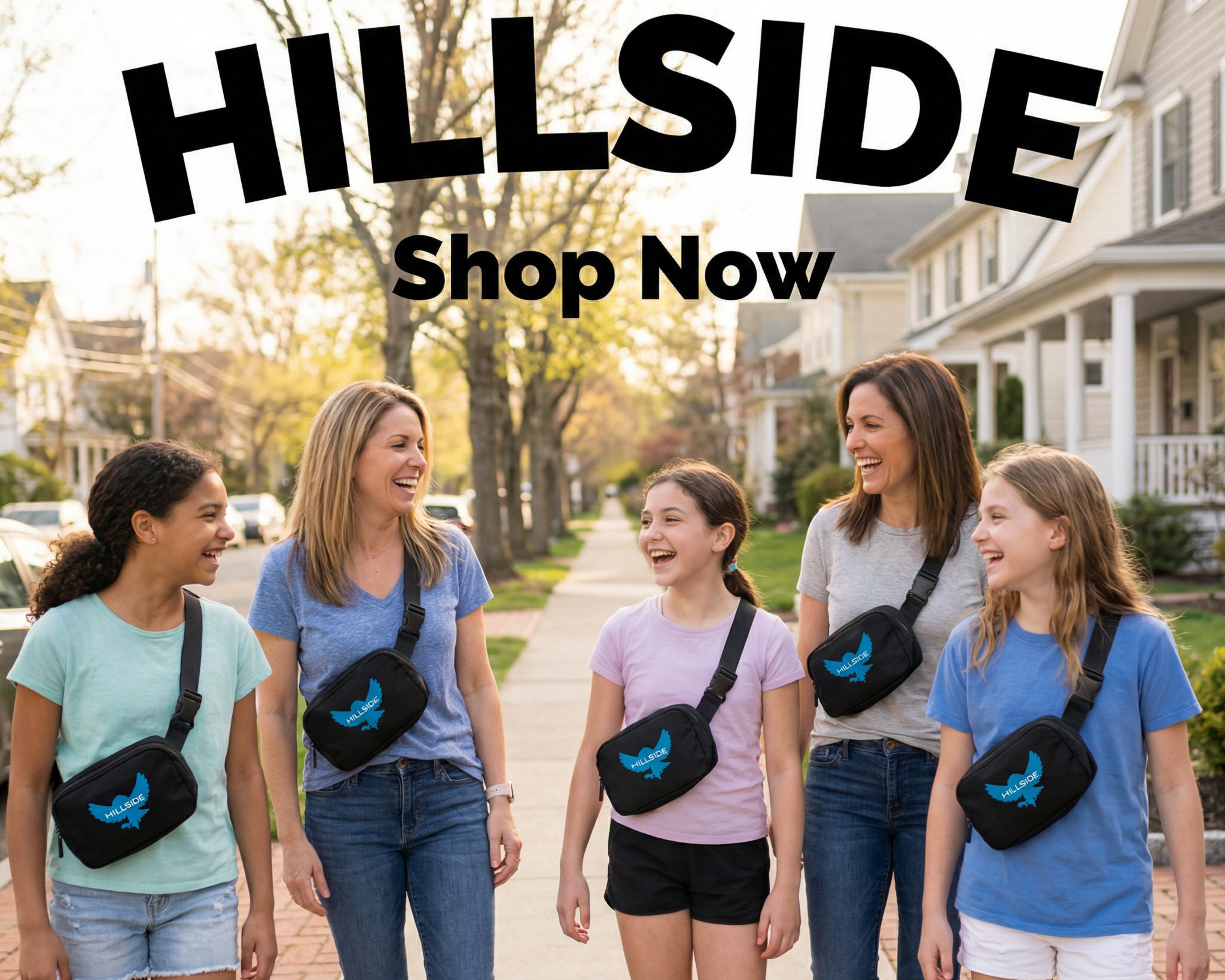 🦅 Hillside Pride: Official Blue Eagle Crossbody Bag