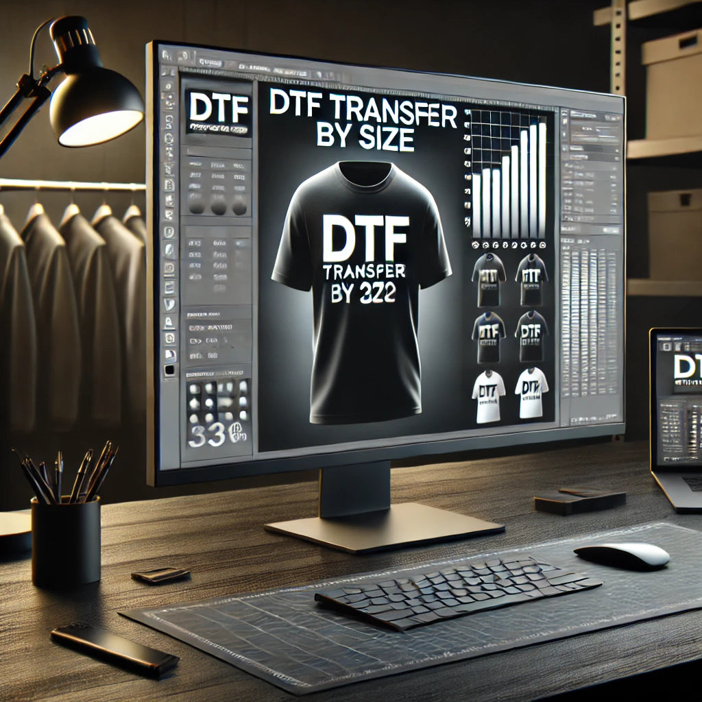 DTF TRANSFER BY SIZE UPLOAD YOUR DESIGN / ARTWORK