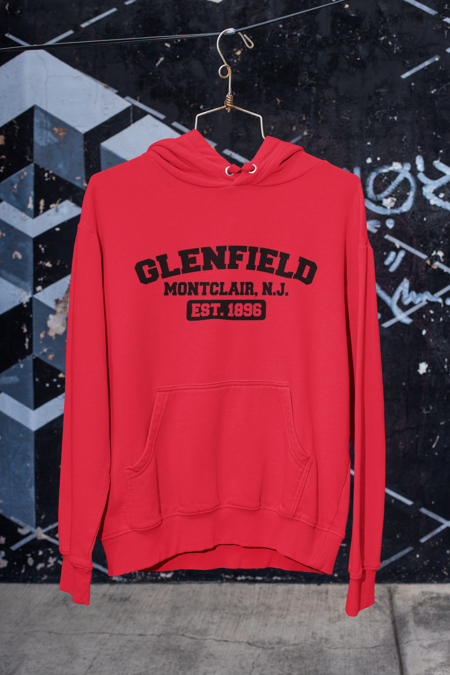 Glenfield Pullover Hoodie Front Design (Style A)