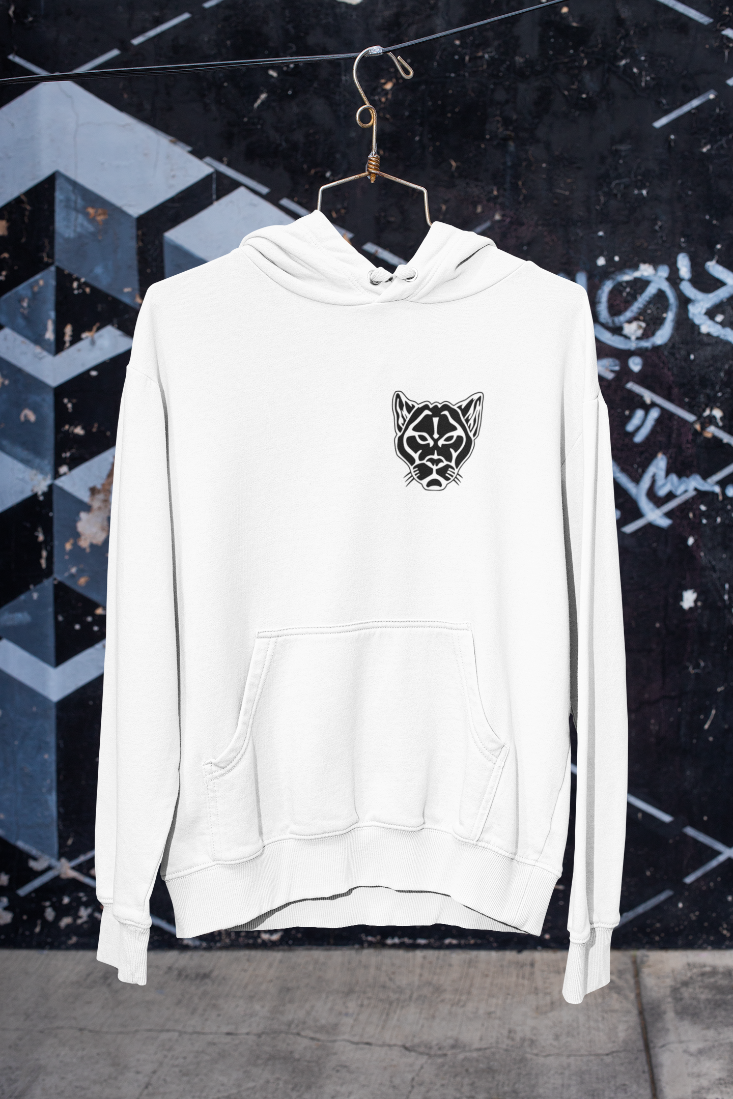 Glenfield Pullover Hoodie Cougar Chest & Back (Style B)