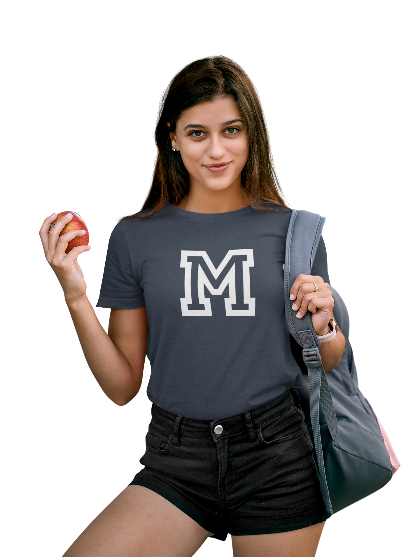 MHS Ladies Short Sleeve T-Shirt "M" Front Design