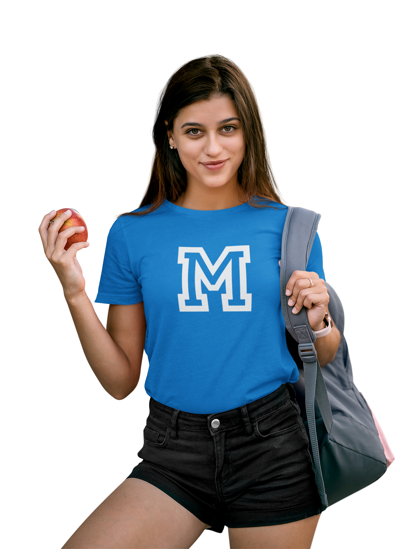 MHS Ladies Short Sleeve T-Shirt "M" Front Design