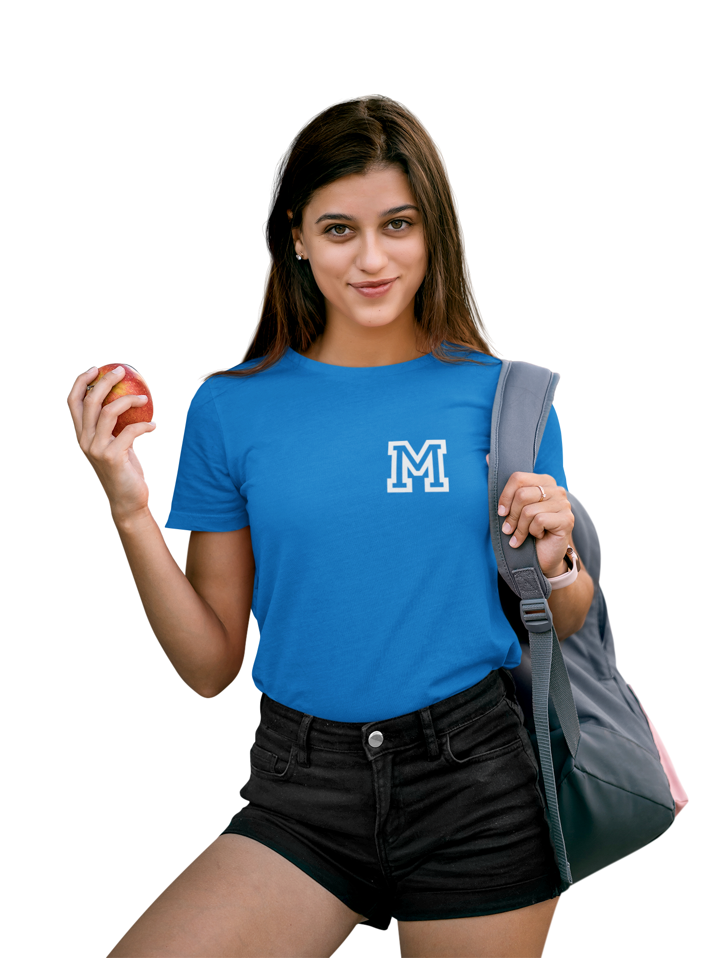 MHS Ladies Short Sleeve T-Shirt "M" Chest Design