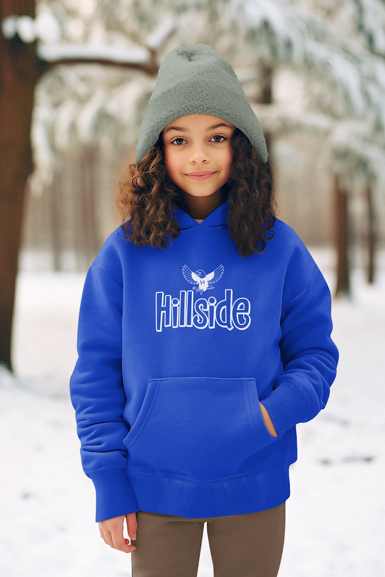 Kids Pullover Hoodie - Hillside Elementary School spirit wear