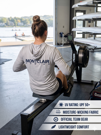 Montclair Rowing Performance UPF50+ Hoodie Long Sleeve Tees (Unisex)