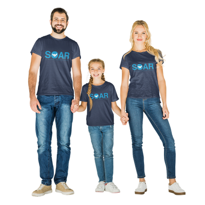 NEW! ADULT S.O.A.R. Spirit Tee (front and back print) - Hillside PTA Spirit Wear