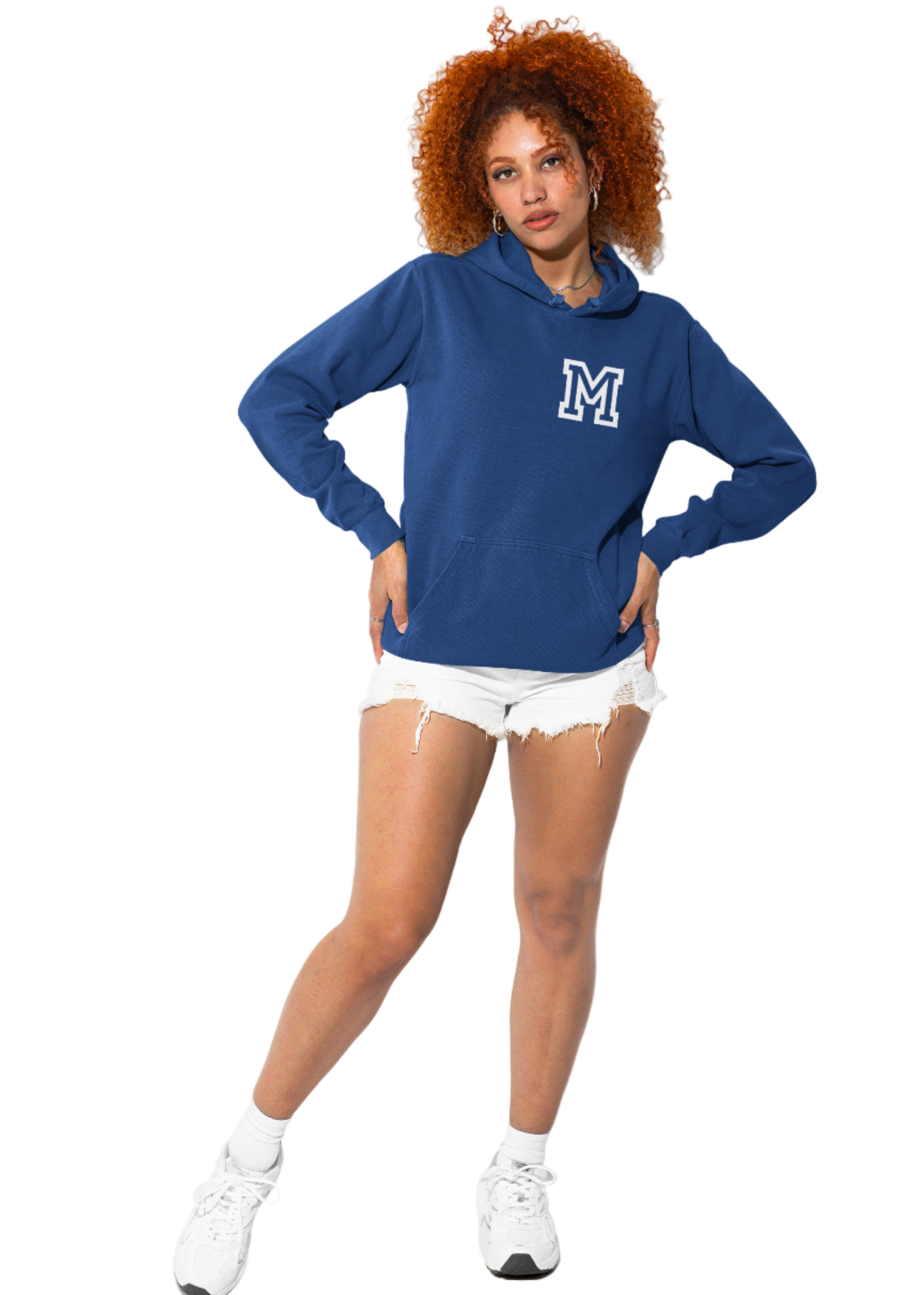 MHS Ladies Hoodie Chest "M" Print