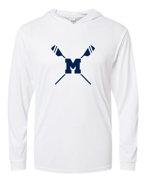 Montclair Rowing Performance UPF50+ Hoodie Long Sleeve Tees (Unisex)