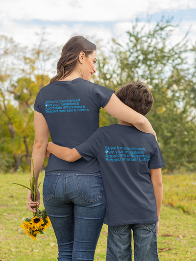 Adult Unisex Hillside S.O.A.R. Spirit Tee Navy Blue