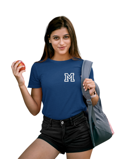 MHS Ladies Short Sleeve T-Shirt "M" Chest Design