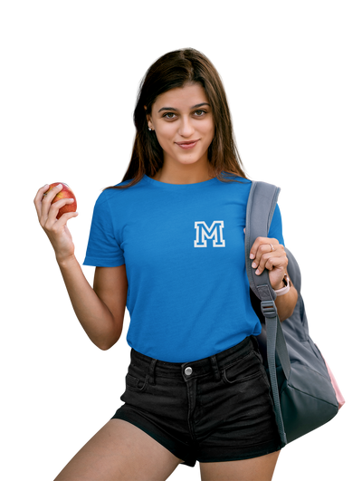 MHS Ladies Short Sleeve T-Shirt "M" Chest Design
