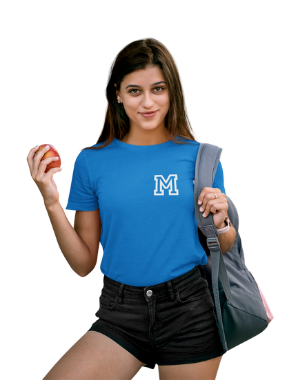 MHS Ladies Short Sleeve T-Shirt "M" Chest Design