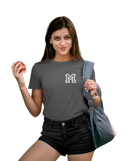 MHS Ladies Short Sleeve T-Shirt "M" Chest Design