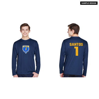 Team 365 TT11L Zone Performance Long Sleeve Team Tee